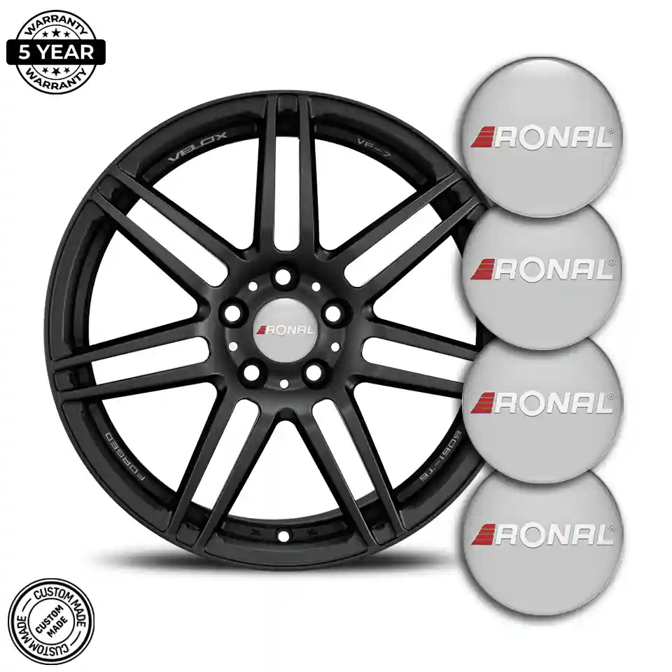 Ronal Wheel Emblem Self-Adhesive Refined Design