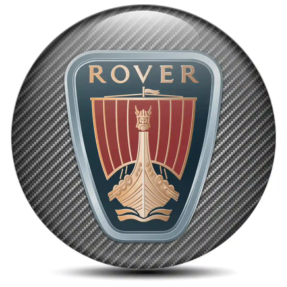 Rover Domed Emblem Sleek Style