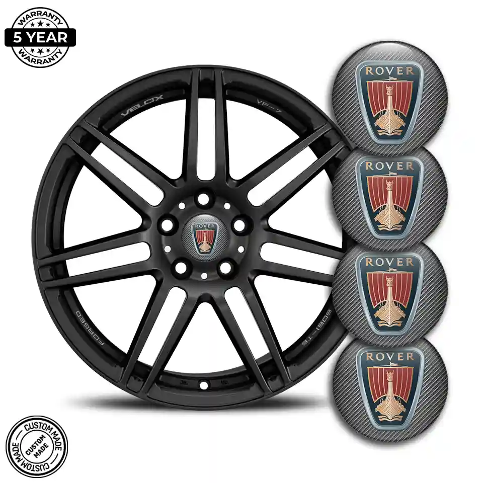 Rover Domed Emblem Sleek Style