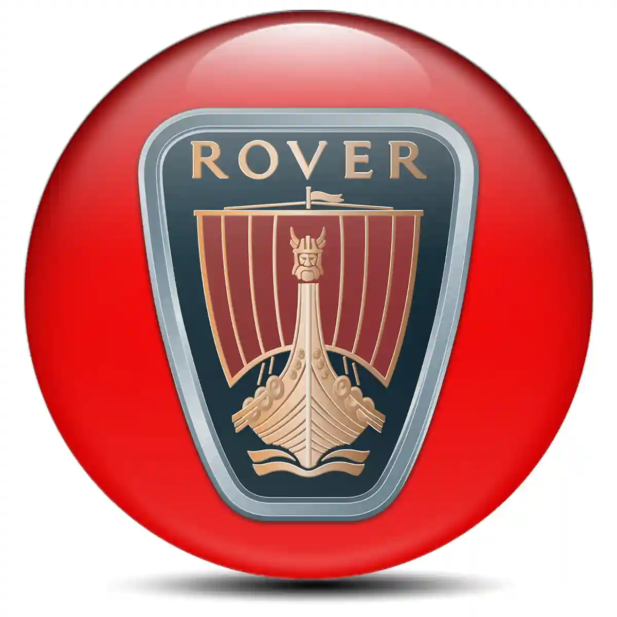 Rover Emblem Wheel Center Caps Sleek Style