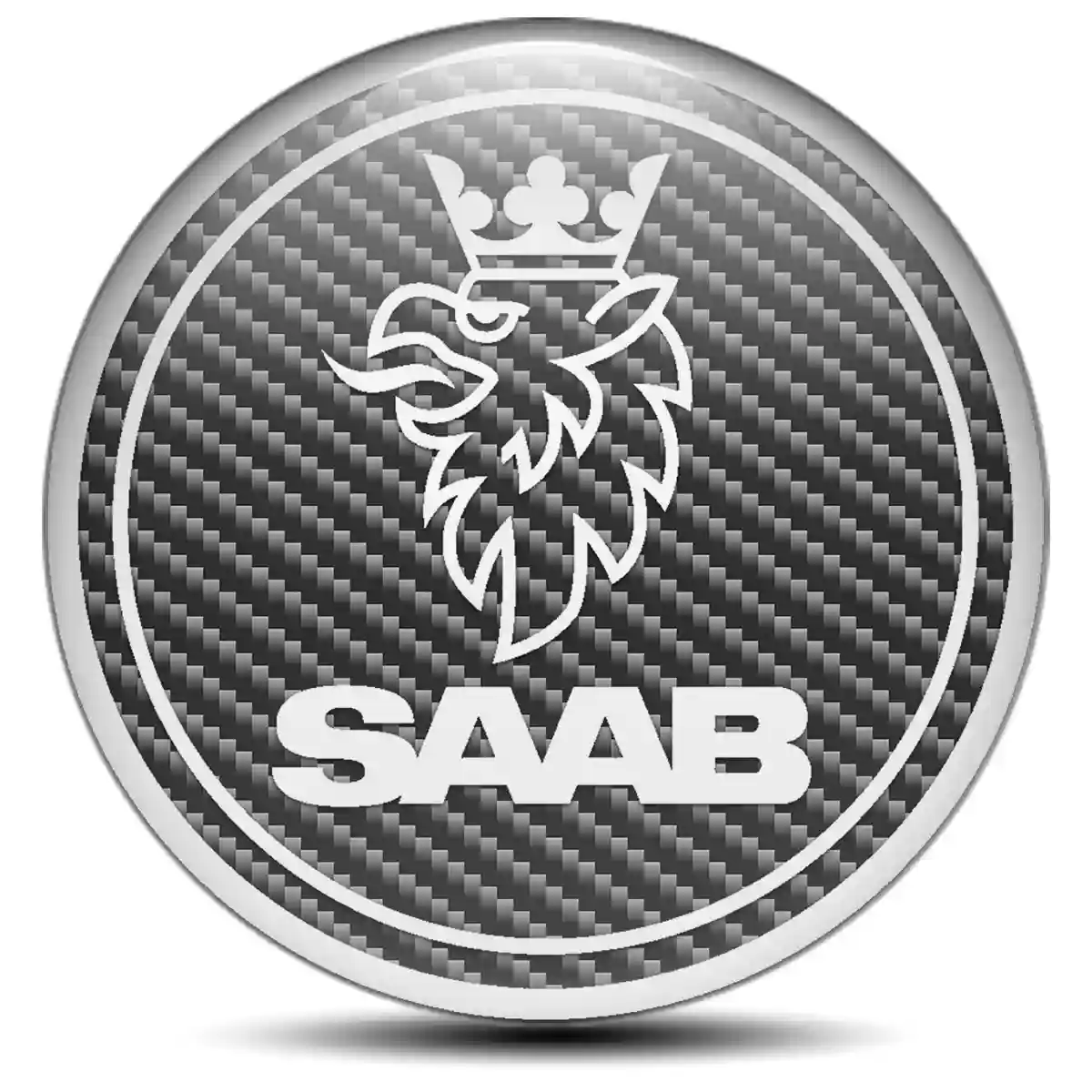 SAAB Badge Emblems Center Cap Refined Design