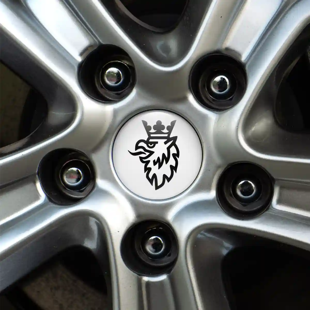 SAAB Badge Emblems Center Cap Sleek Style