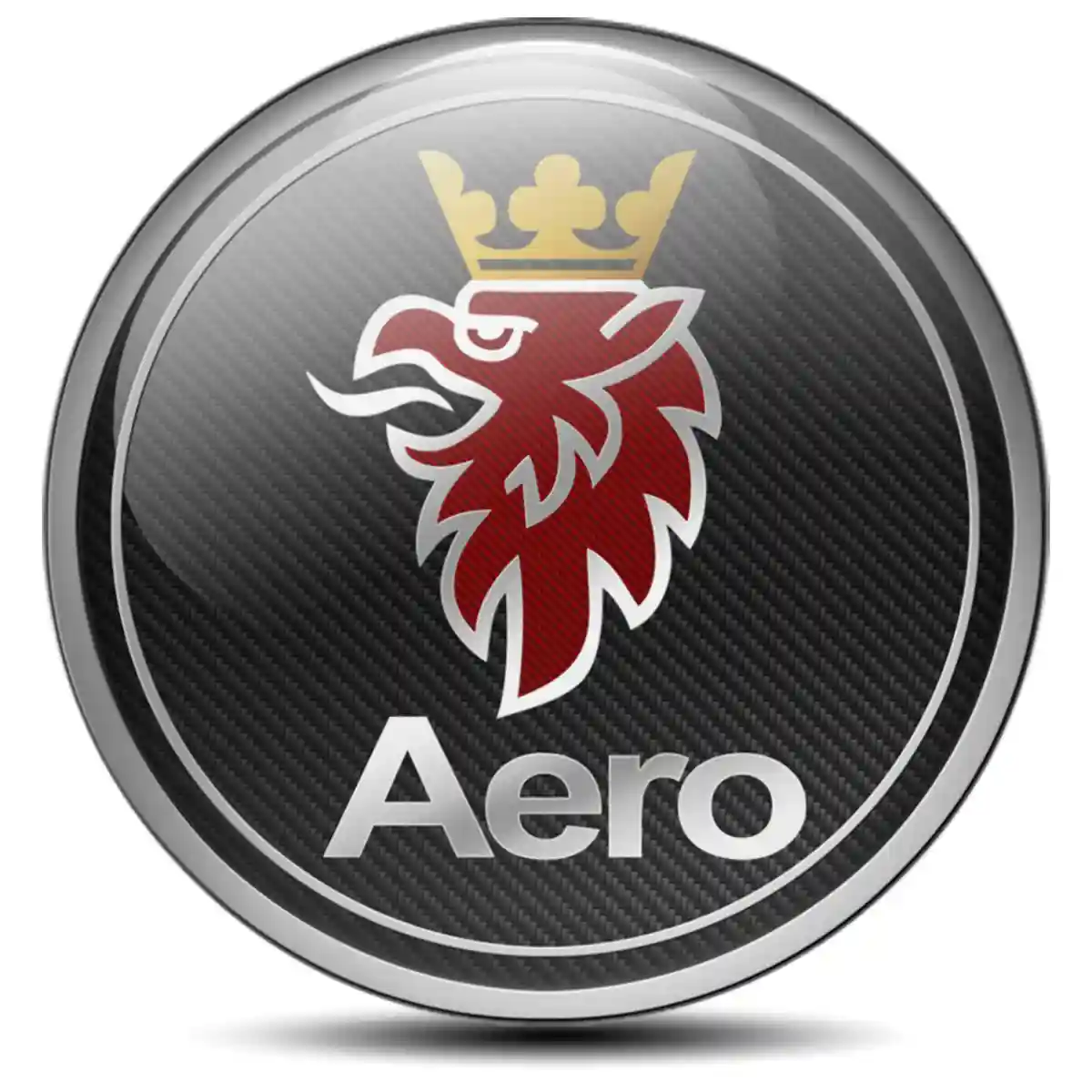 SAAB Domed Emblem Refined Design