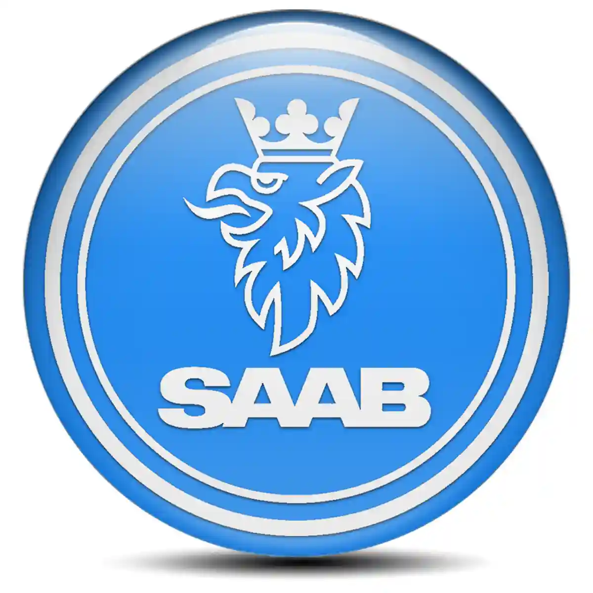 SAAB Domed Emblem Self-Adhesive Sleek Style