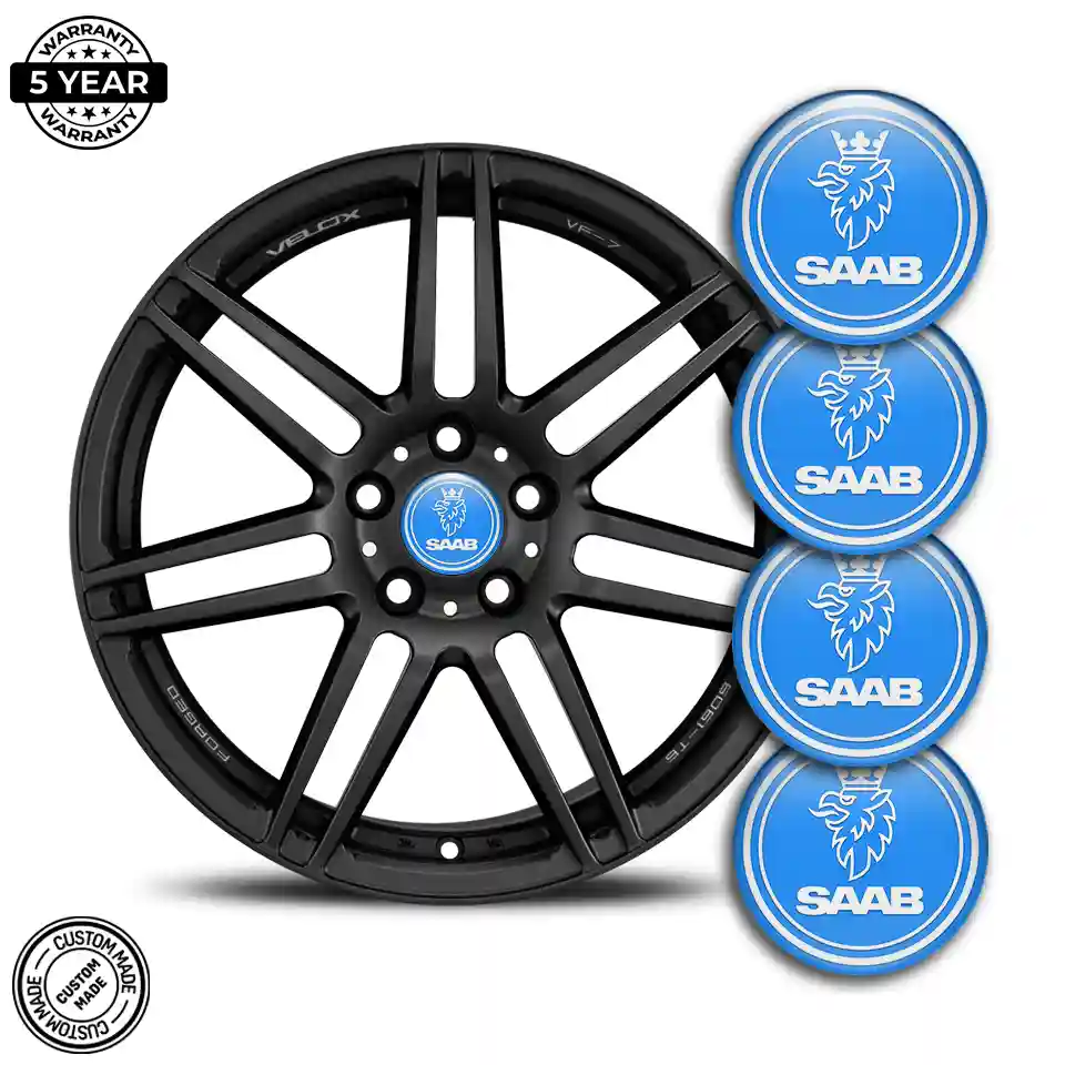 SAAB Domed Emblem Self-Adhesive Sleek Style