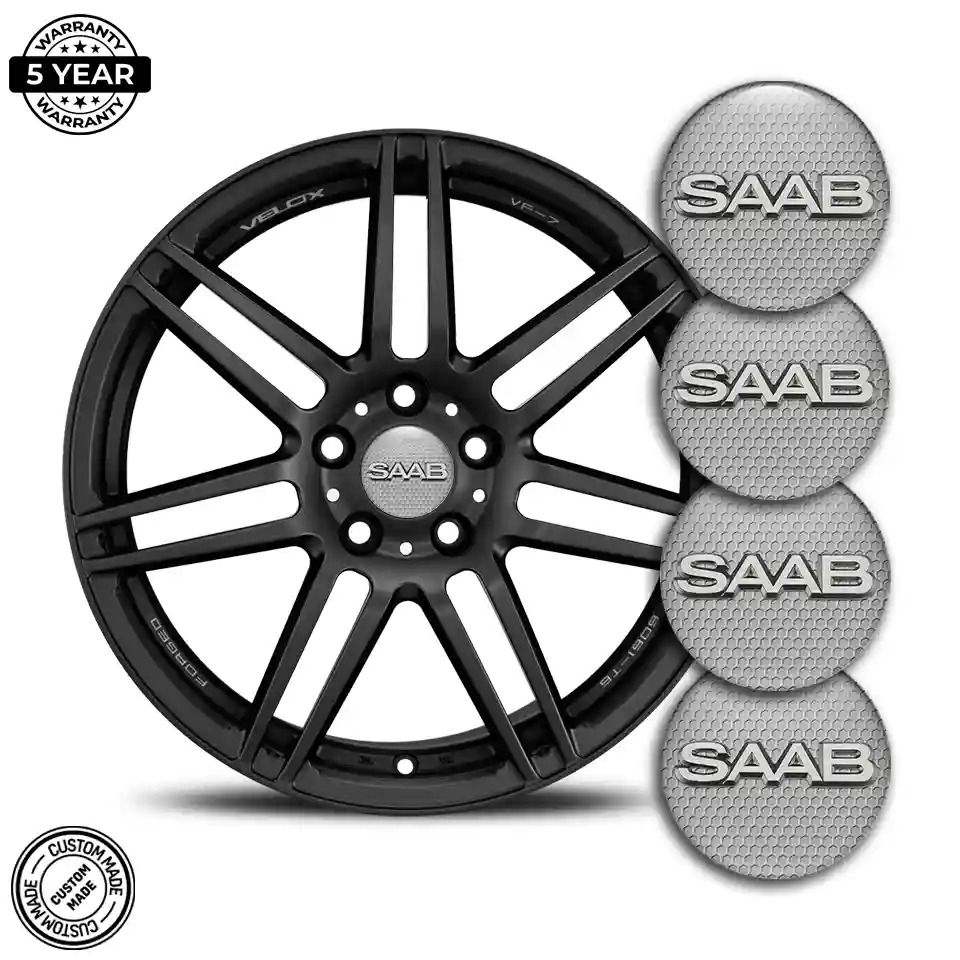 SAAB Domed Sticker Refined Design