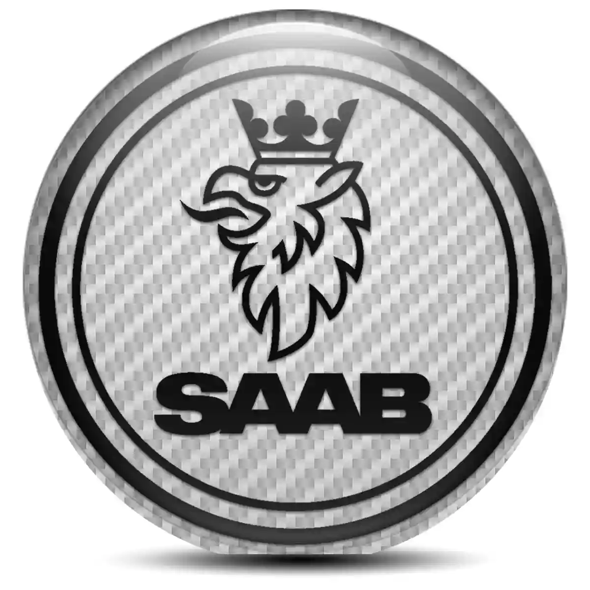 SAAB Domed Sticker Self-Adhesive Prime Quality