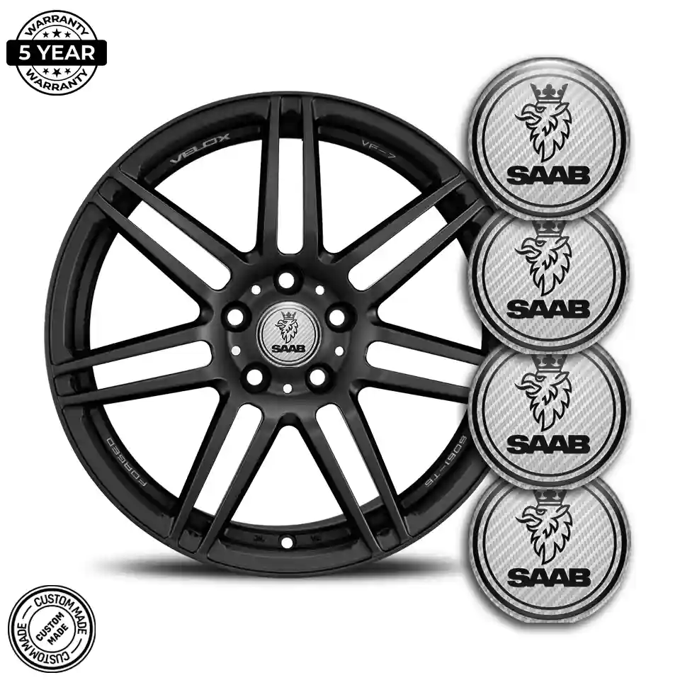 SAAB Domed Sticker Self-Adhesive Prime Quality