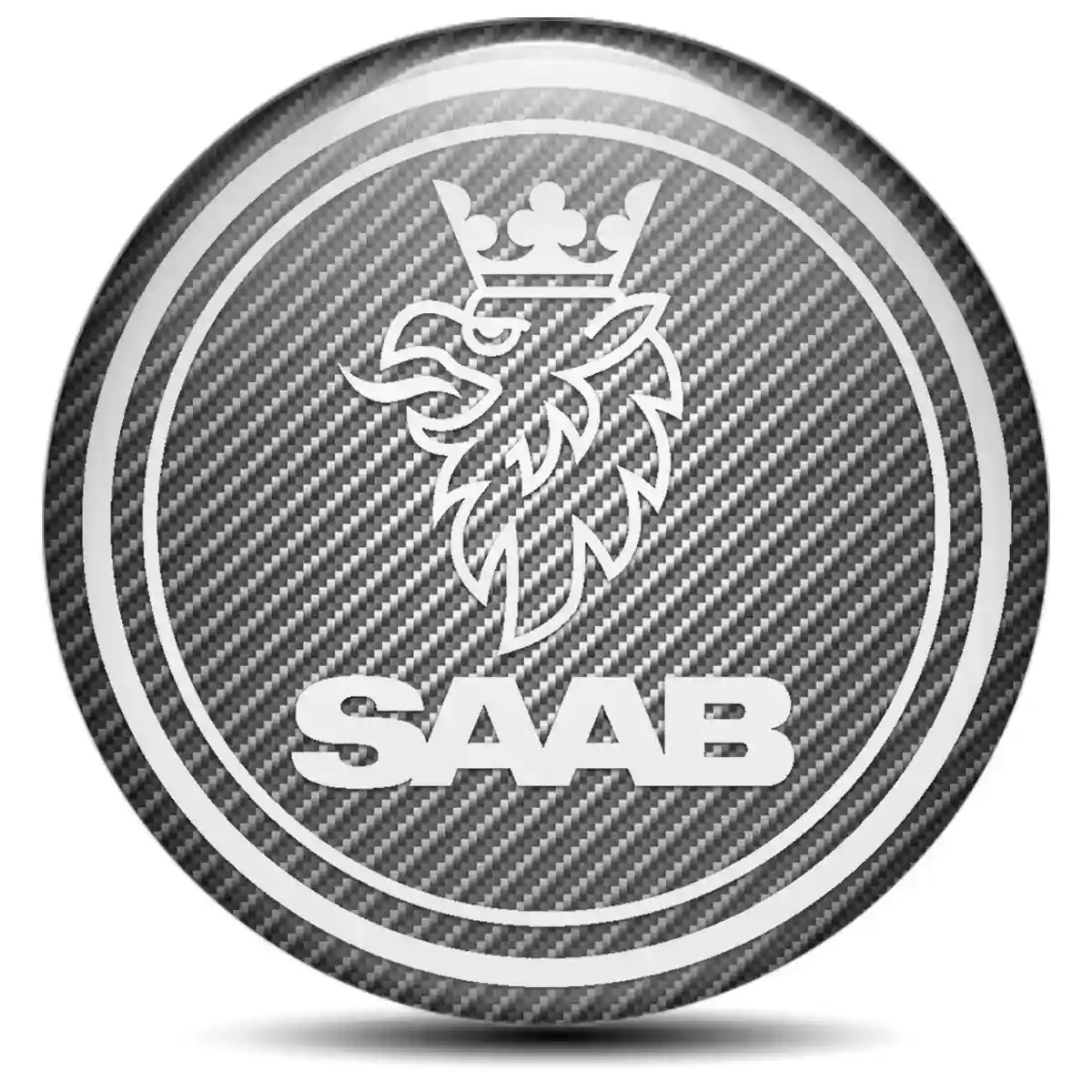 SAAB Emblem Badge Self-Adhesive Elite Finish