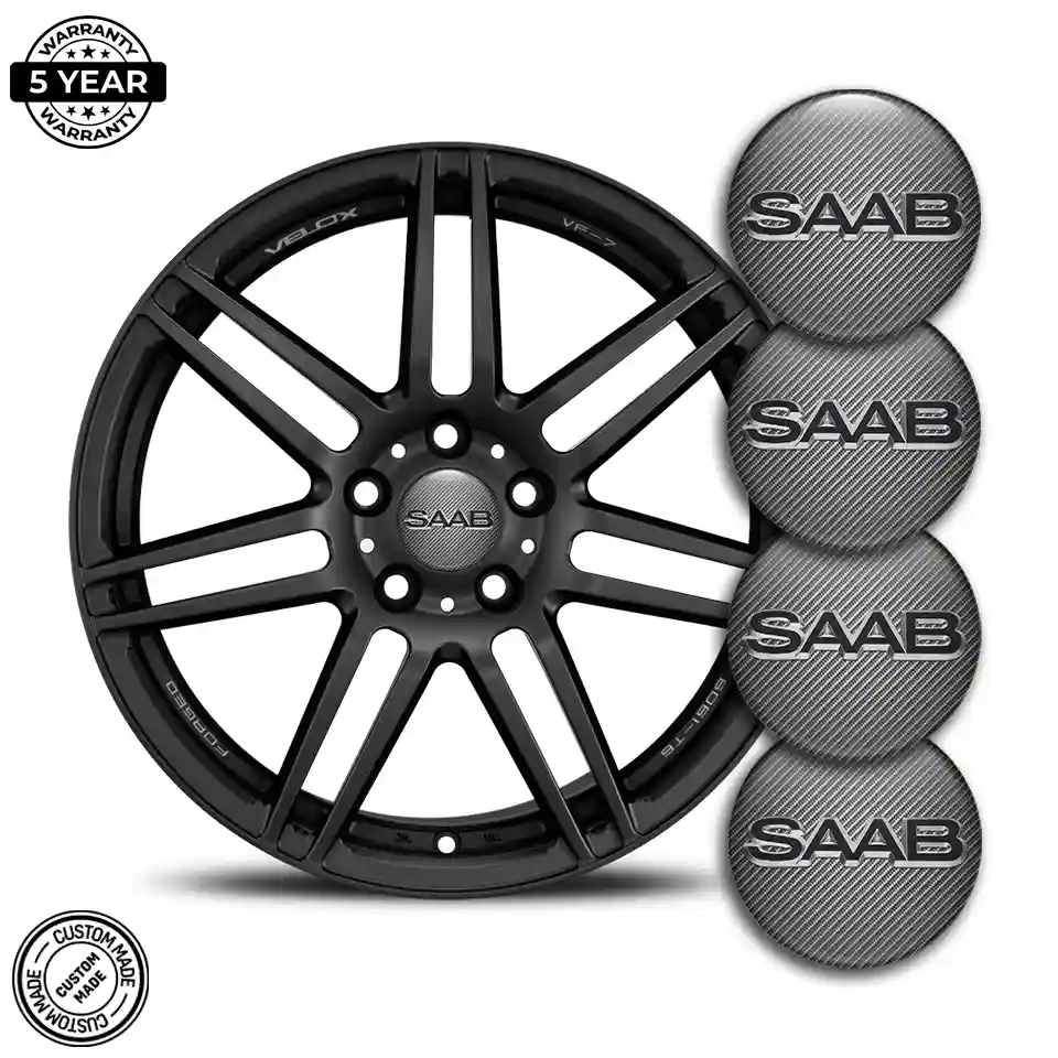 SAAB Emblem Badge Self-Adhesive Sleek Style