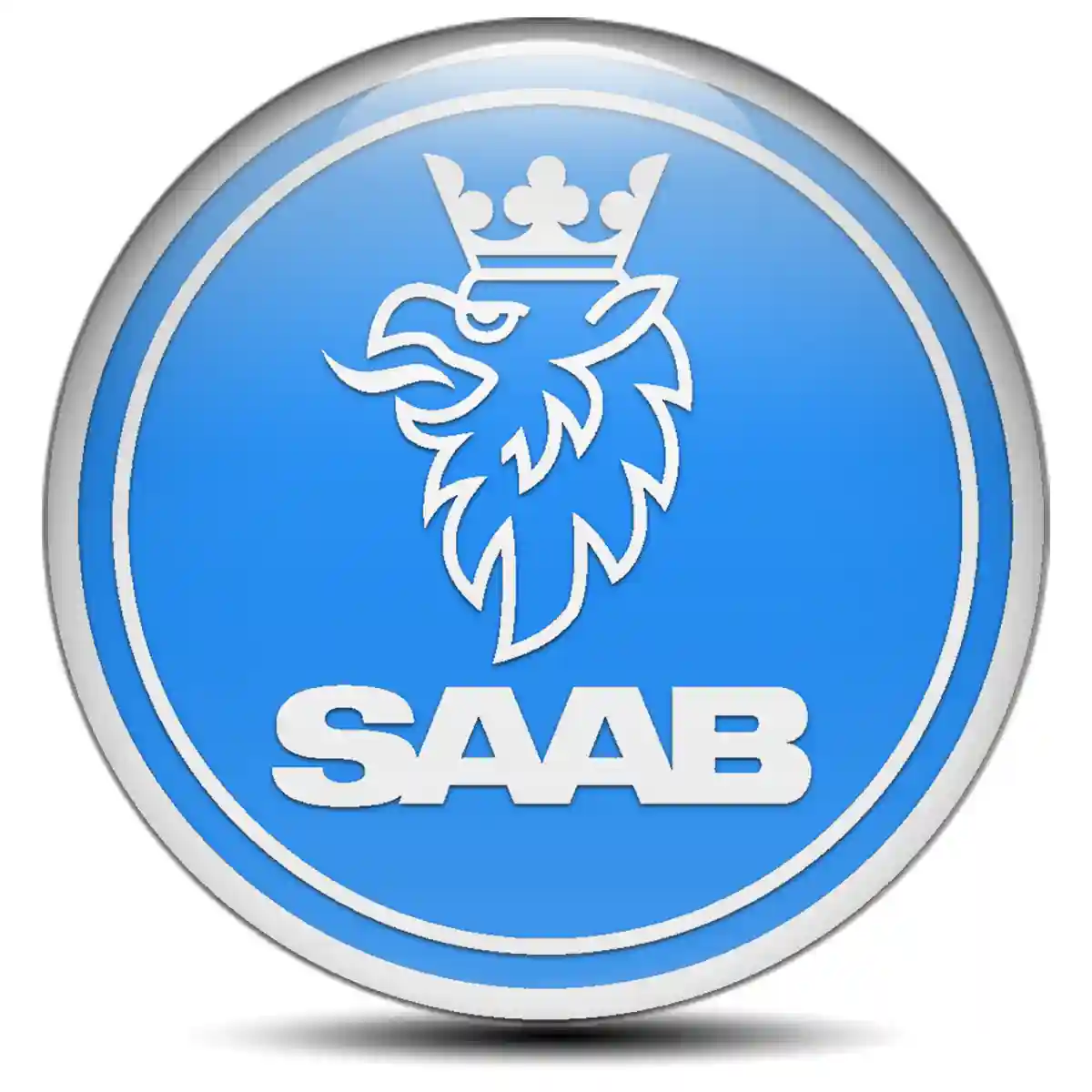 SAAB Emblem Center Hub Cap Self-Adhesive Elite Finish
