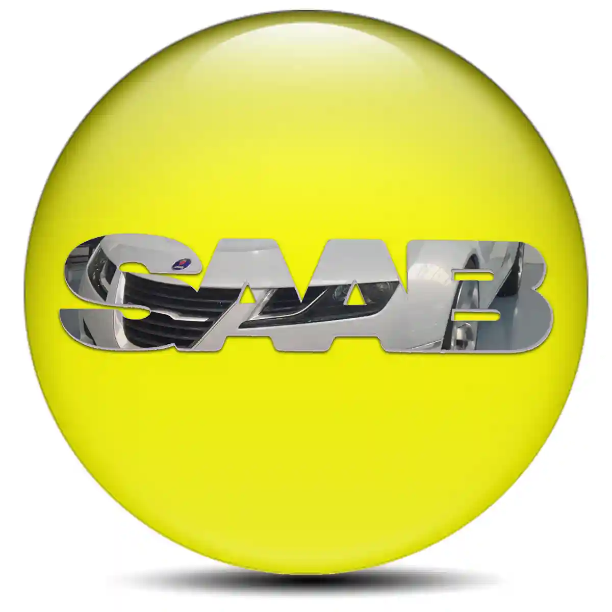 SAAB Emblem Center Hub Cap Self-Adhesive Prime Quality