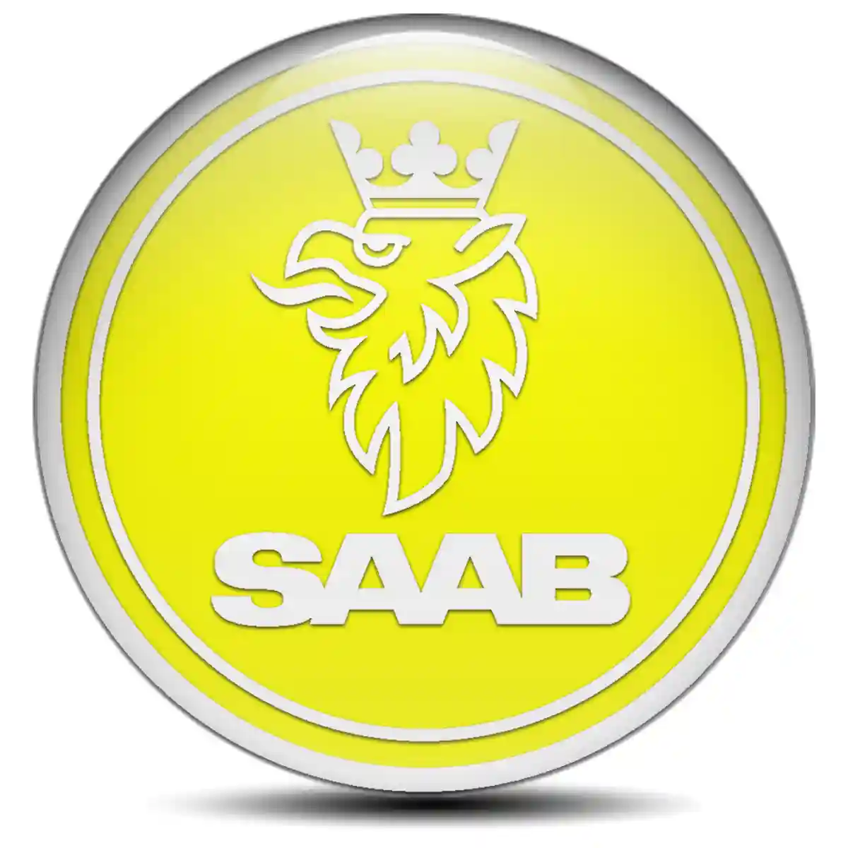 SAAB Emblem Center Hub Cap Self-Adhesive Refined Design