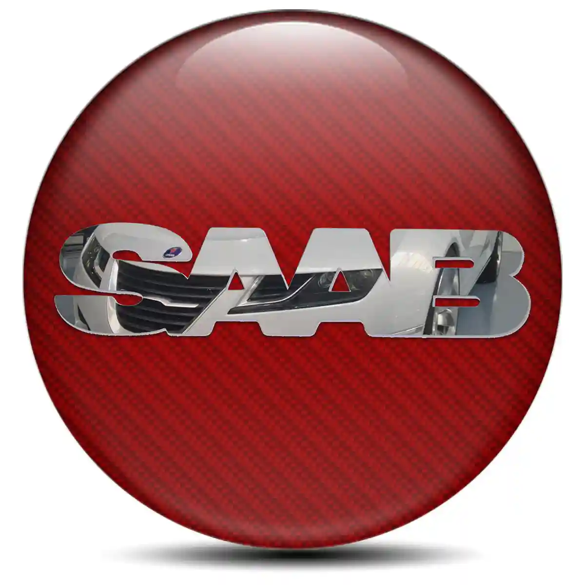 SAAB Emblem Wheel Center Caps Refined Design