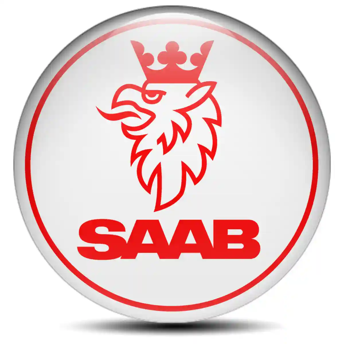 SAAB Logo Emblem Self-Adhesive Prime Quality