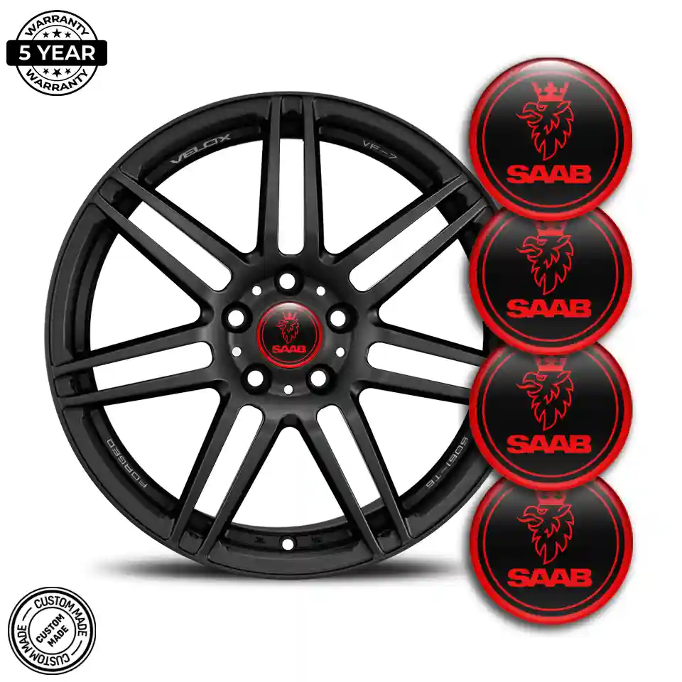 SAAB Logo Emblem Self-Adhesive Superior Craft