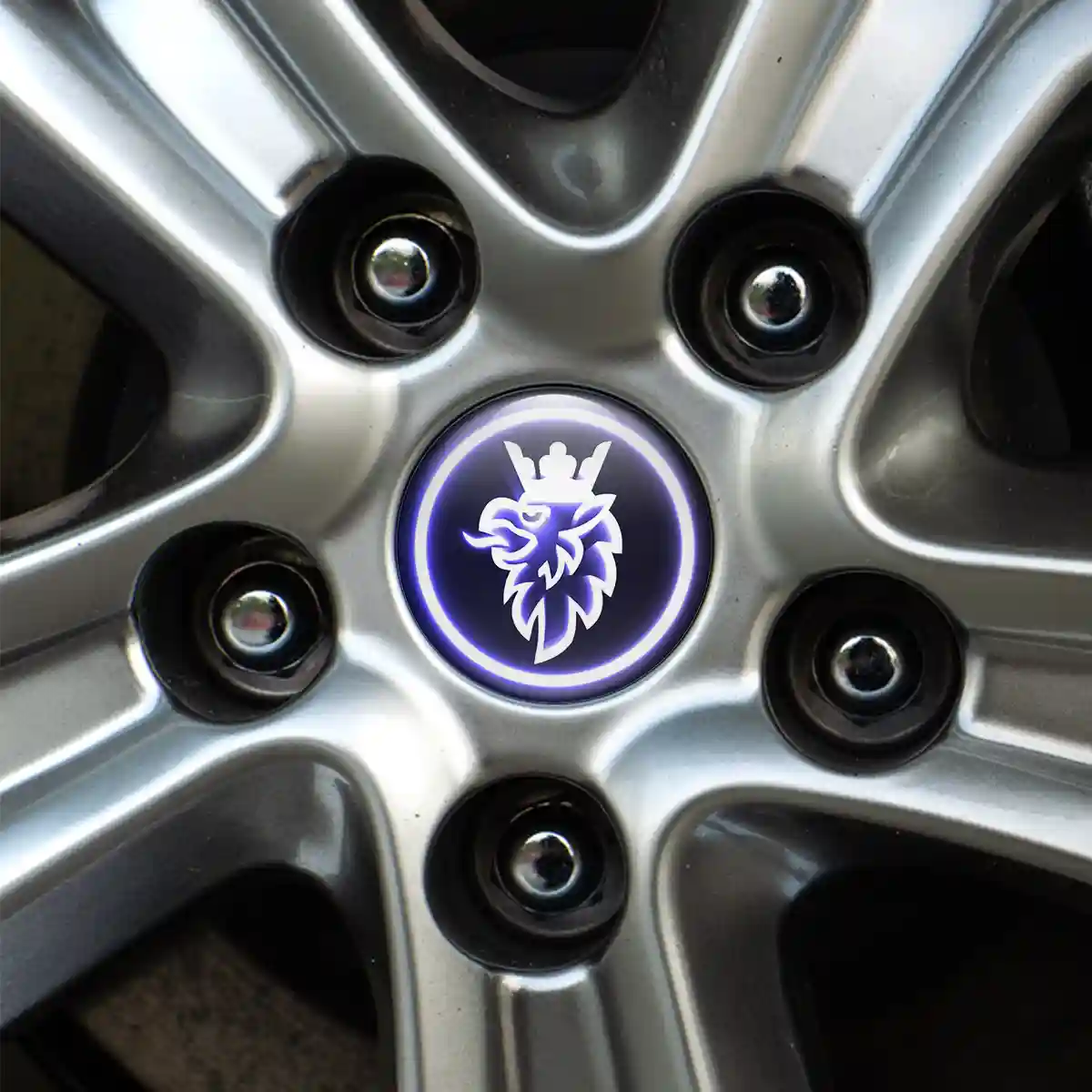 SAAB Logo Silicone Badge Elite Finish