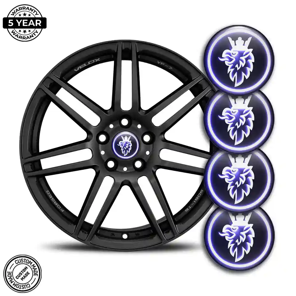 SAAB Logo Silicone Badge Elite Finish