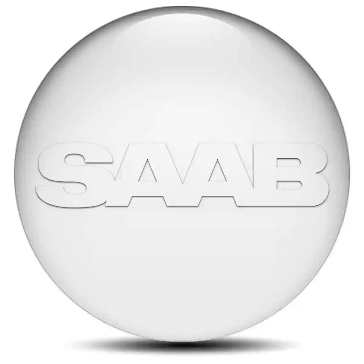 SAAB Logo Silicone Badge Prime Quality