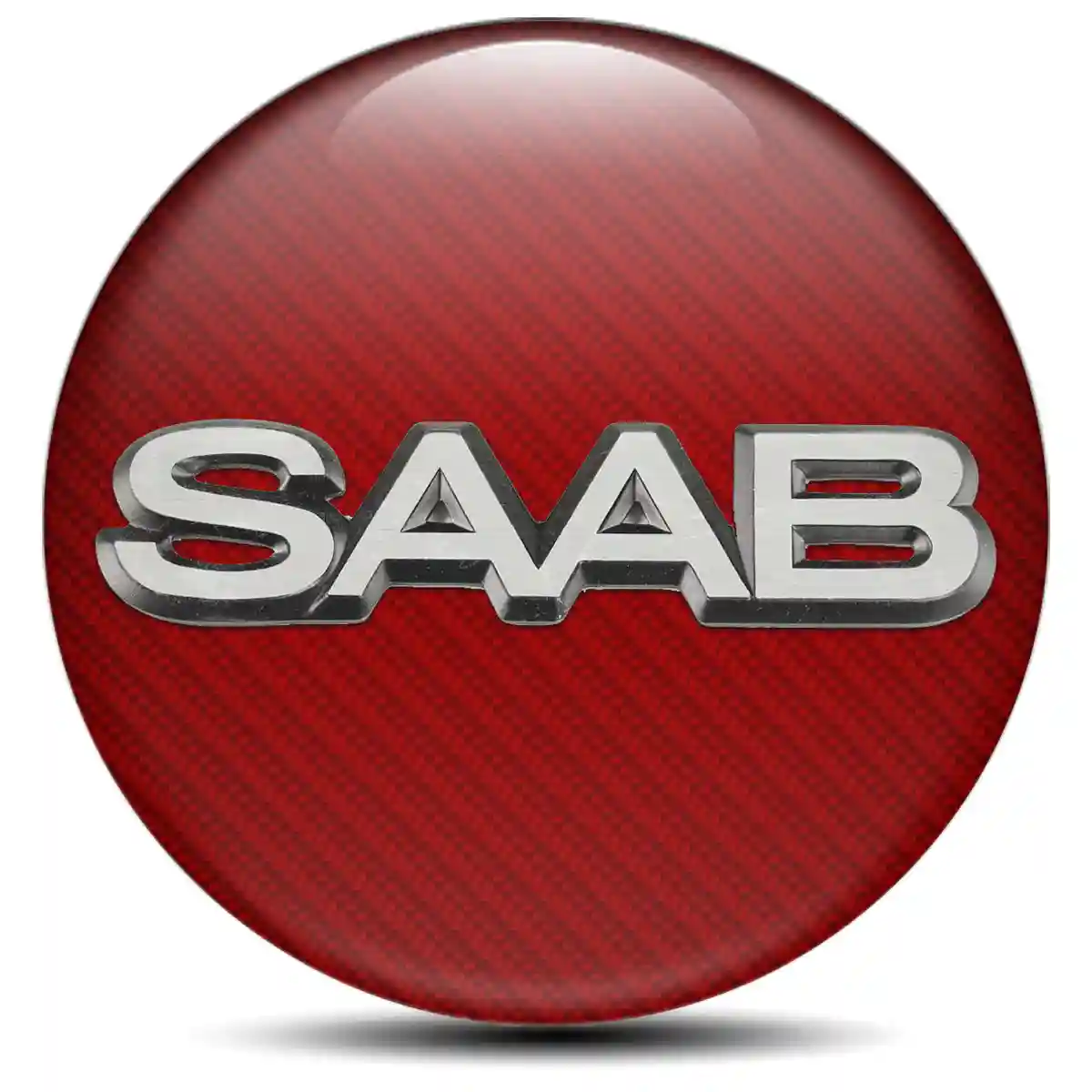 SAAB Logo Silicone Emblem Prime Quality
