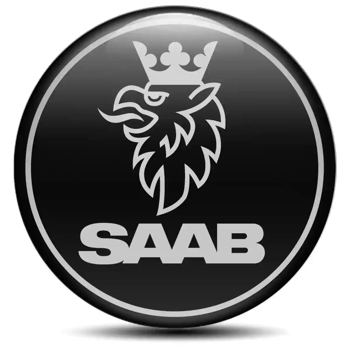 SAAB Logo Silicone Emblem Refined Design