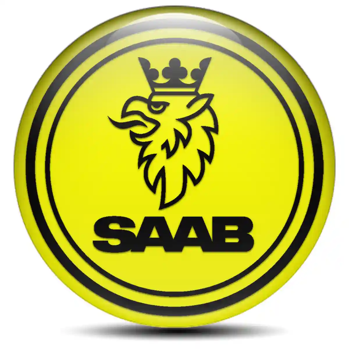 SAAB Logo Sticker Refined Design