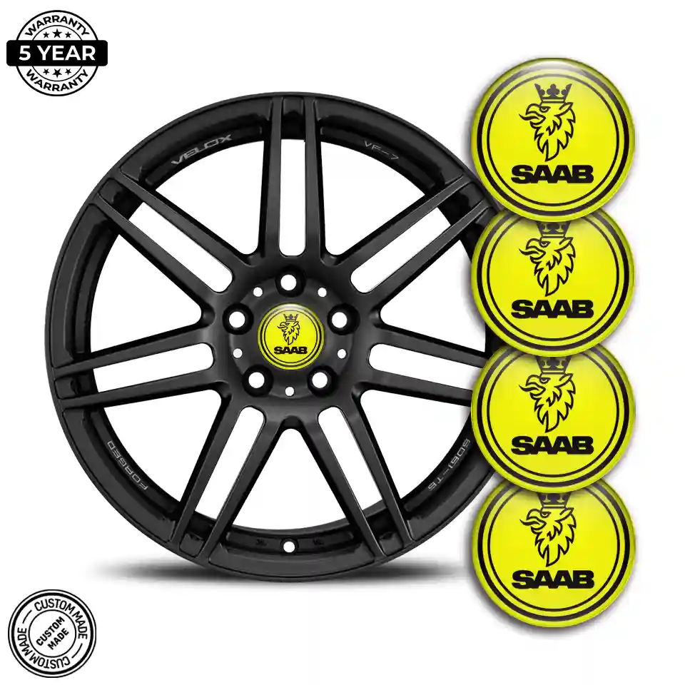 SAAB Logo Sticker Refined Design
