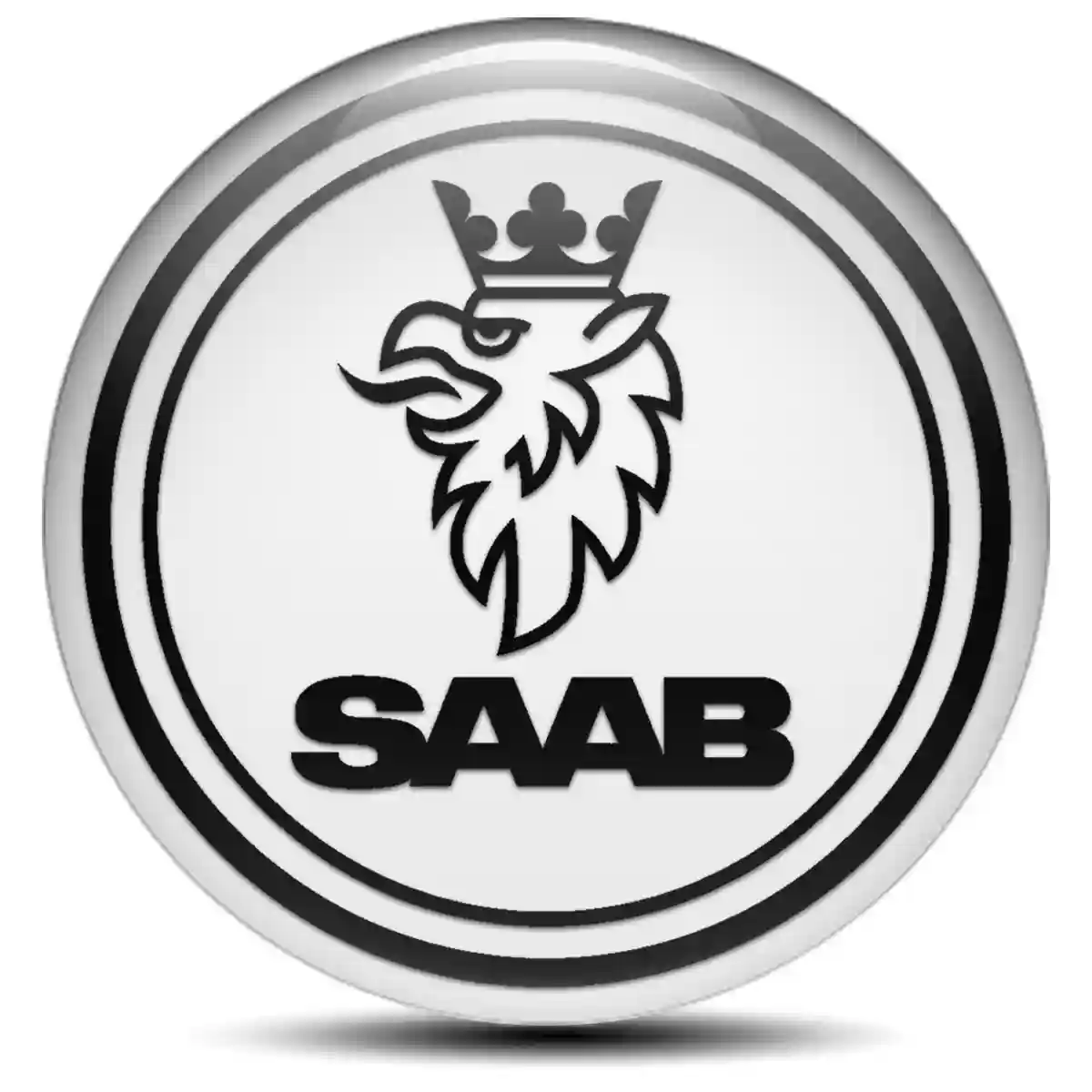 SAAB Silicone Sticker Self-Adhesive Refined Design