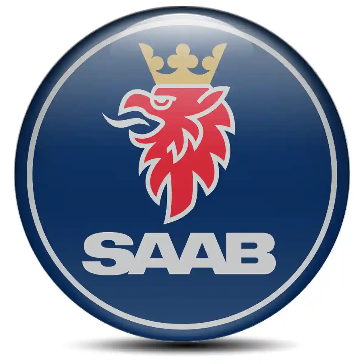 SAAB Wheel Emblem Self-Adhesive Elite Finish