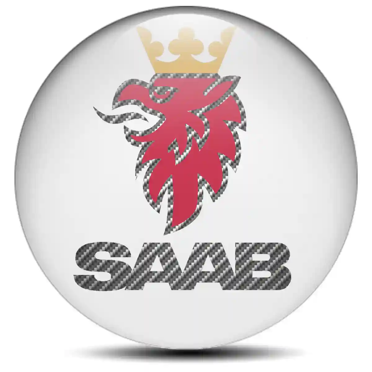 SAAB Wheel Emblem Self-Adhesive Prime Quality