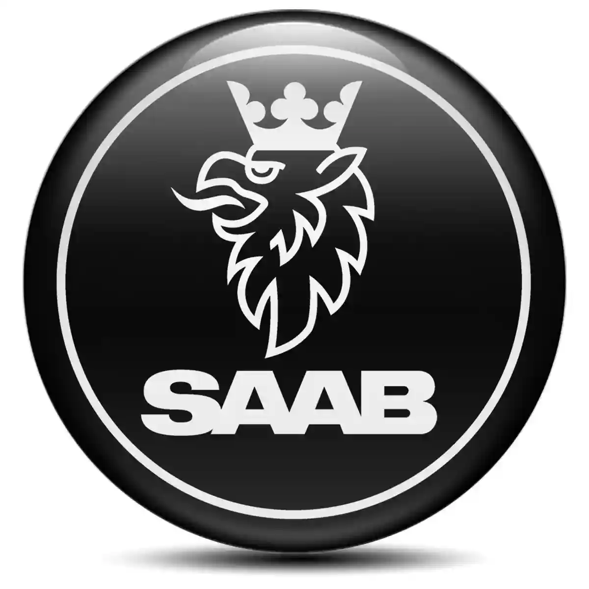 SAAB Wheel Emblem Self-Adhesive Sleek Style