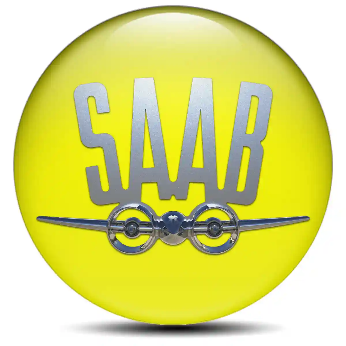 SAAB Wheel Emblem Self-Adhesive Superior Craft
