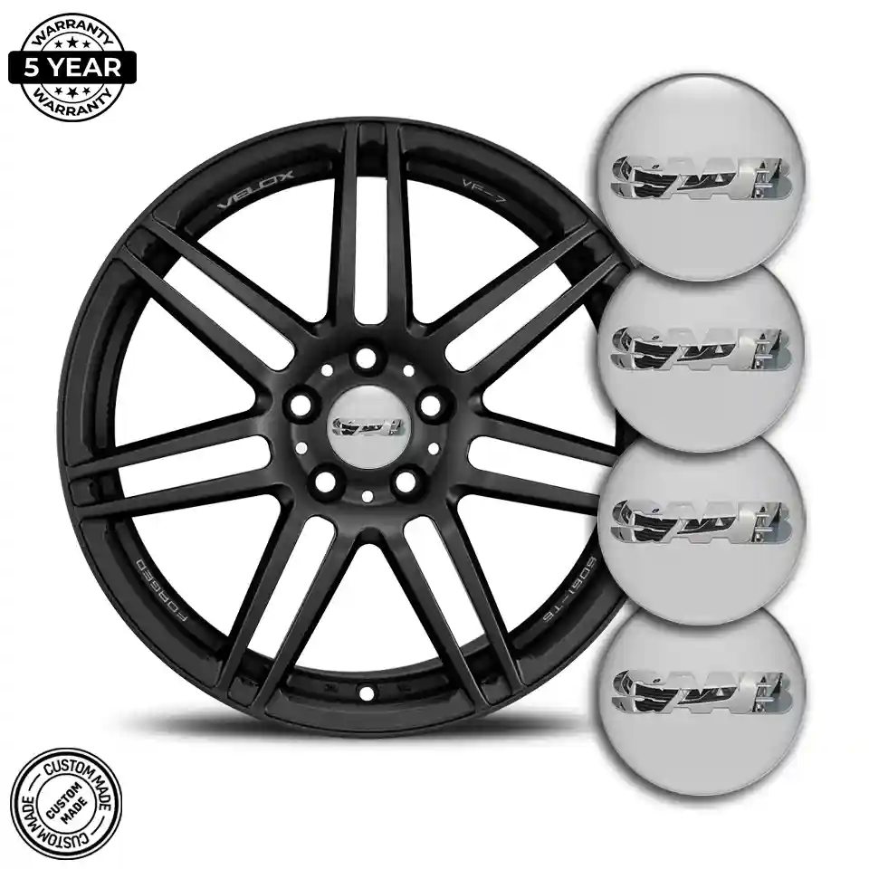 SAAB Wheel Emblems Elite Finish