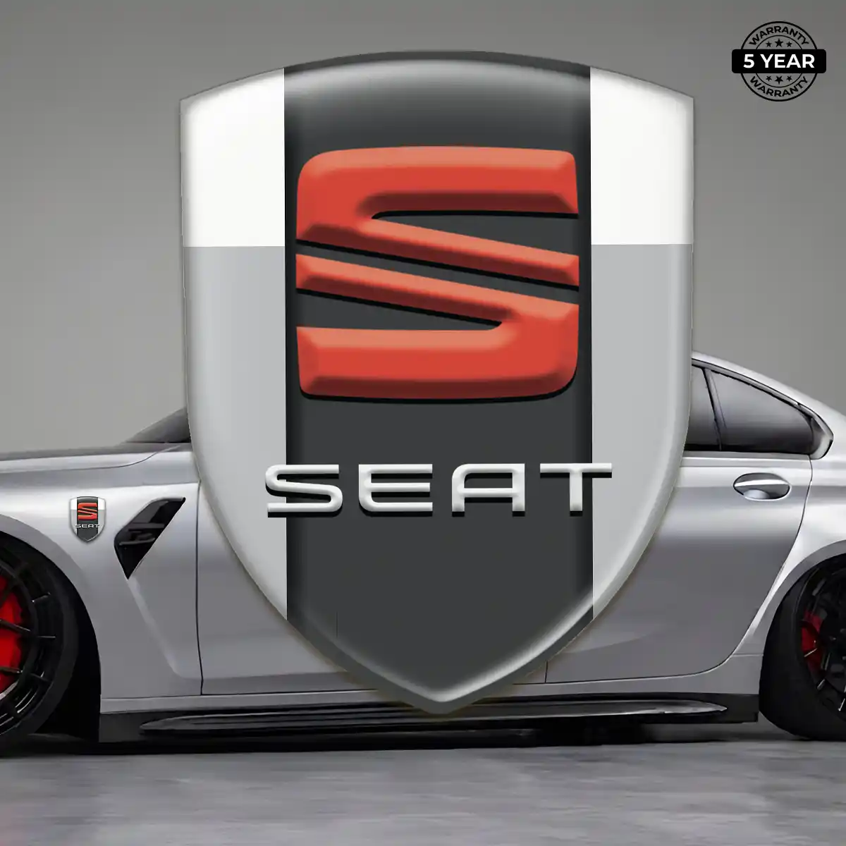 Seat 3D Domed Sticker Prestige Line