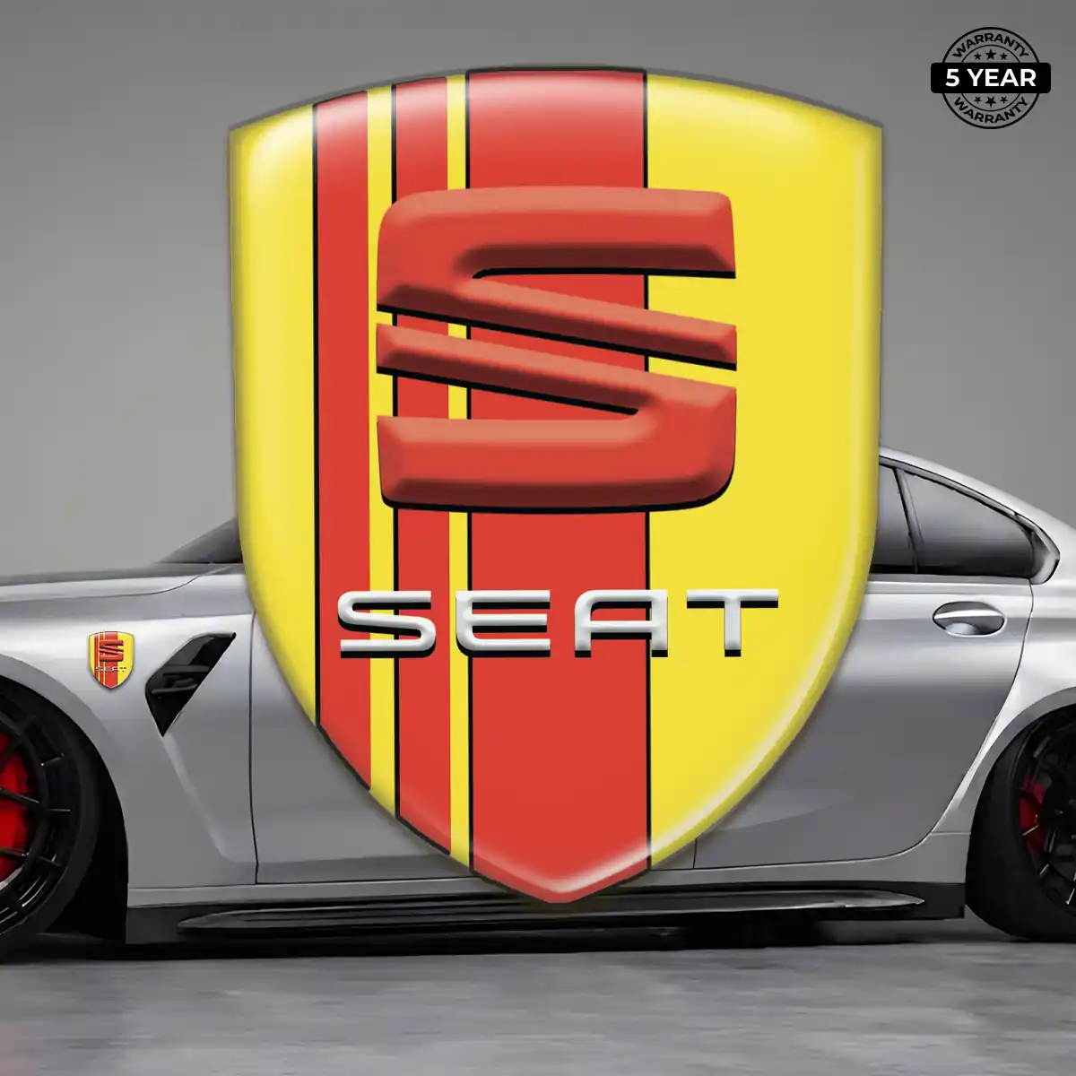 Seat 3D Domed Sticker Prime Quality