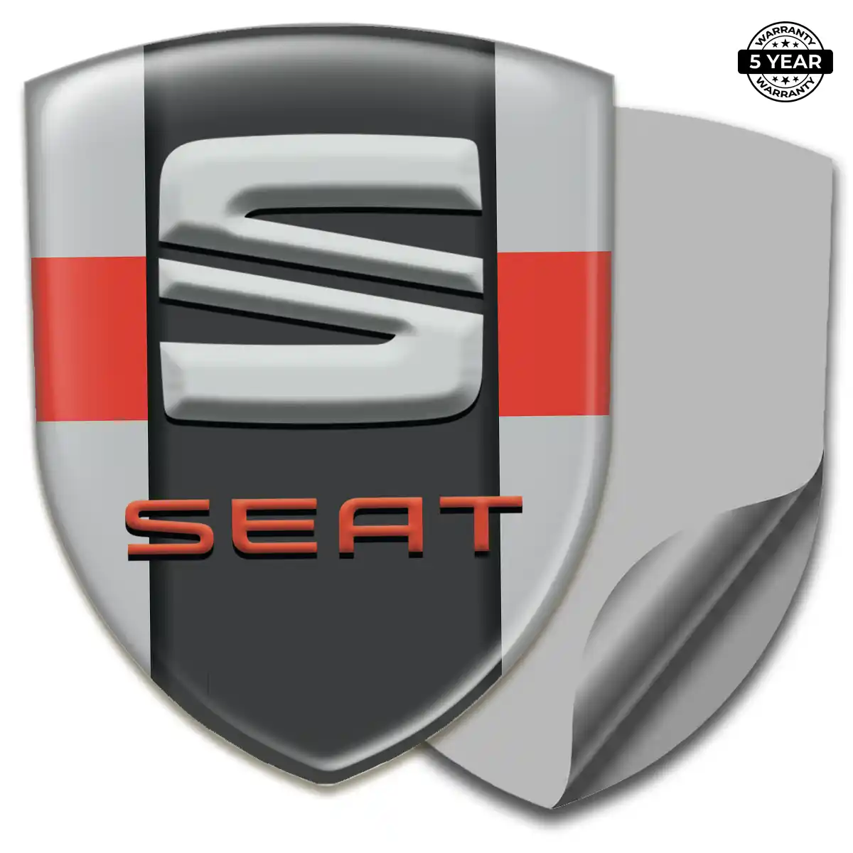 Seat 3D Domed Sticker Superior Craft
