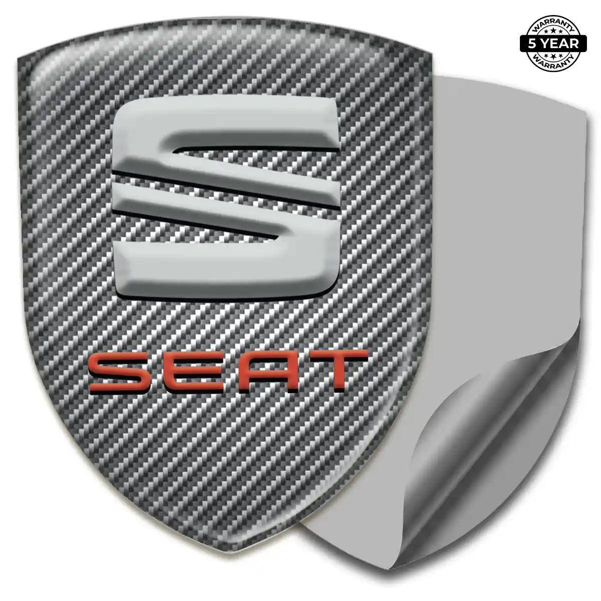 Seat 3D Emblem Sticker Prime Quality