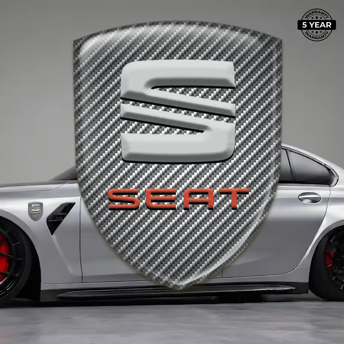 Seat 3D Emblem Sticker Prime Quality
