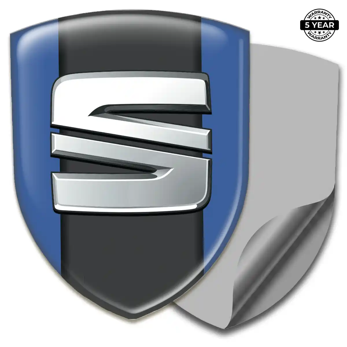 Seat 3D Emblem Sticker Superior Craft