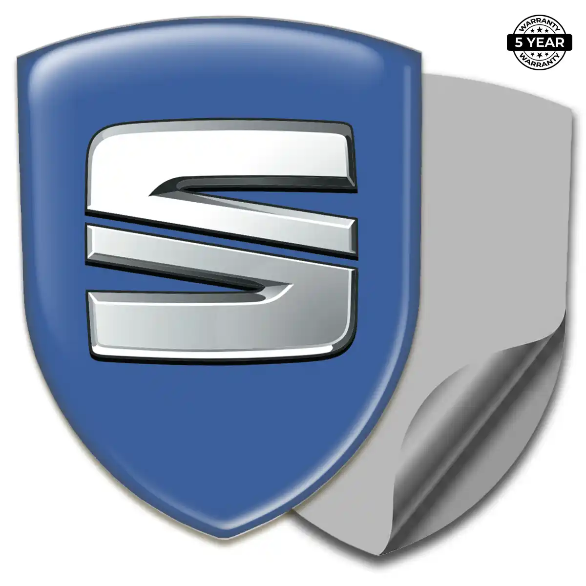 Seat 3D Logo Sticker Superior Craft