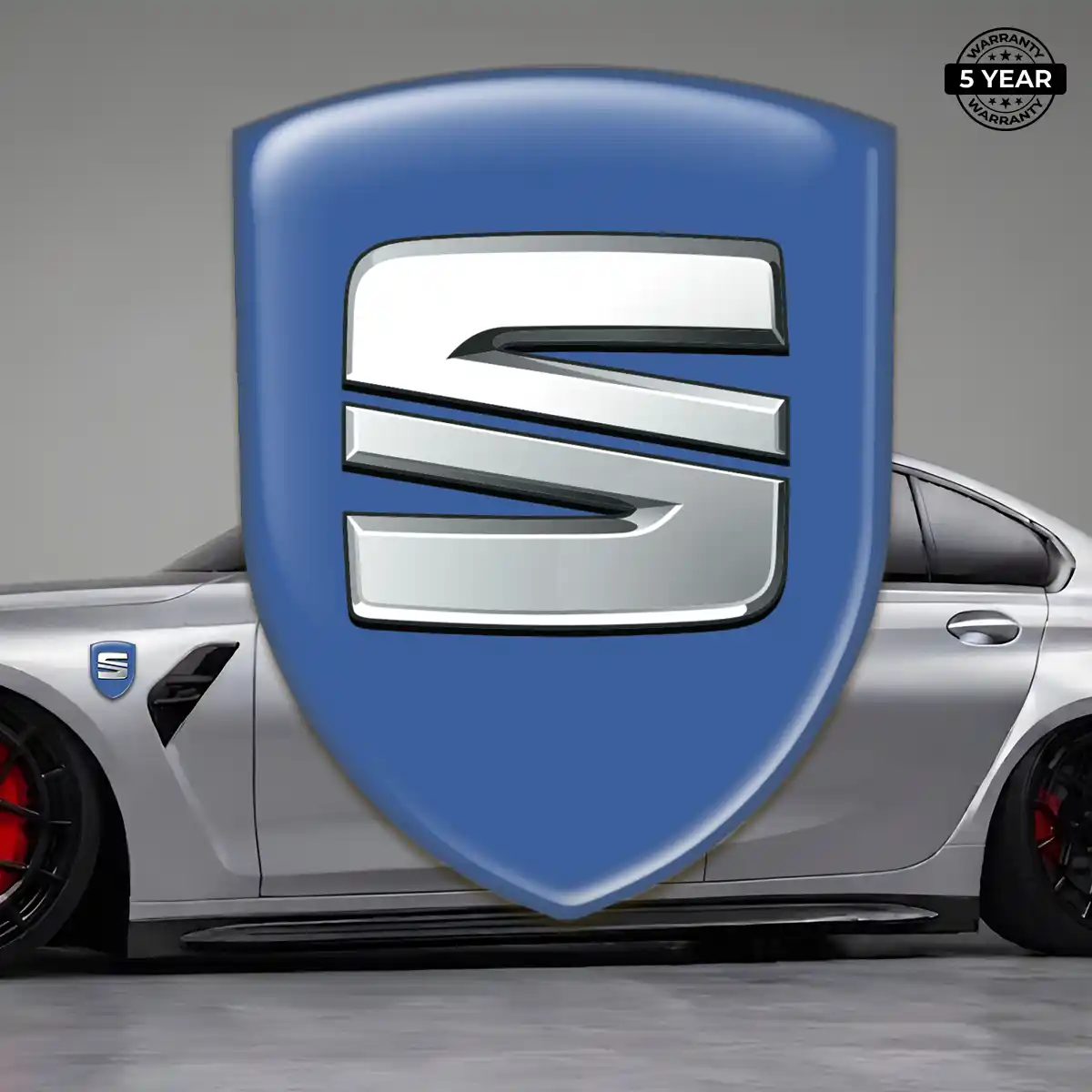 Seat 3D Logo Sticker Superior Craft