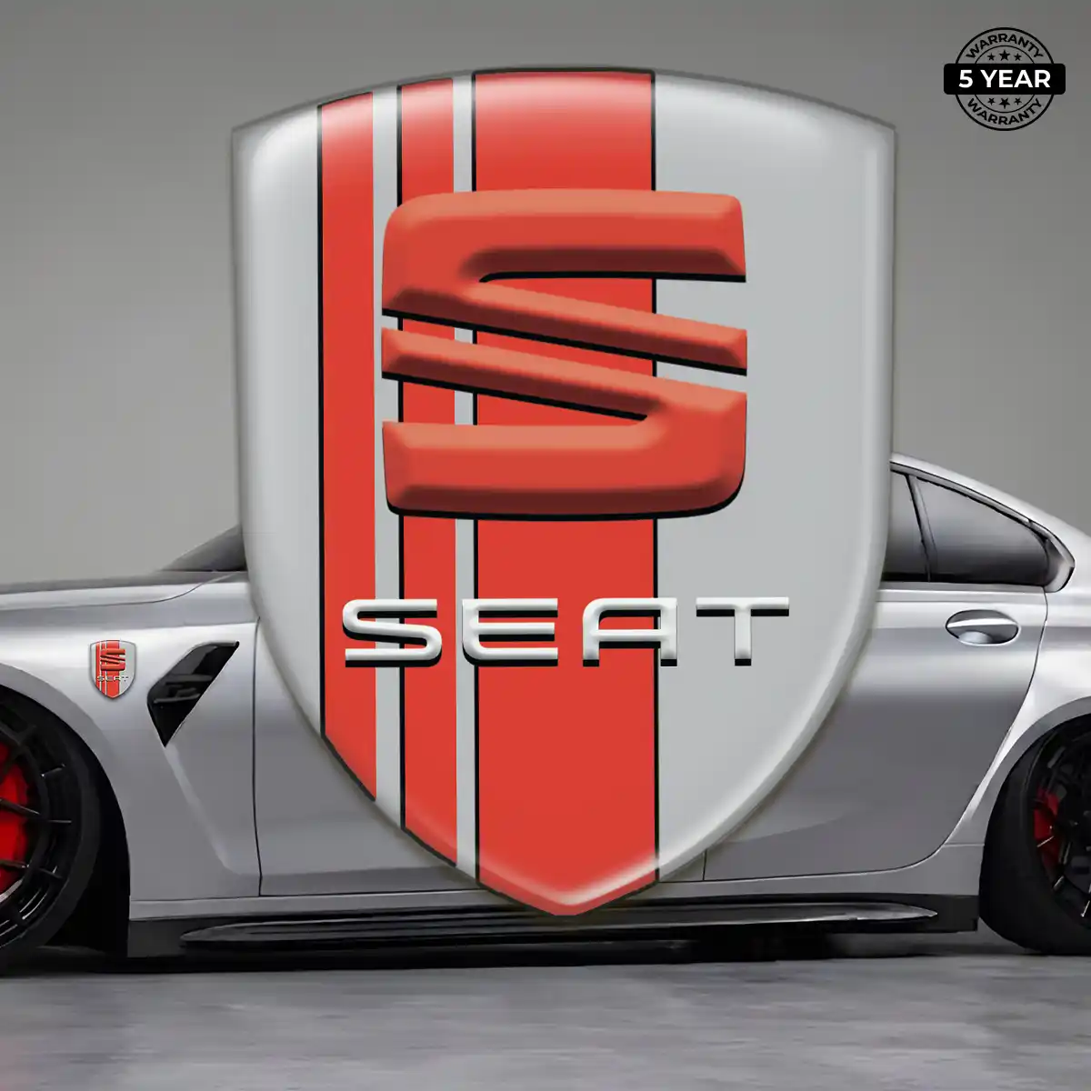 Seat 3D Resin Sticker Elite Finish