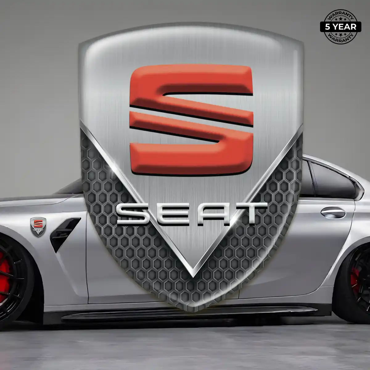 Seat 3D Resin Sticker Signature Grade