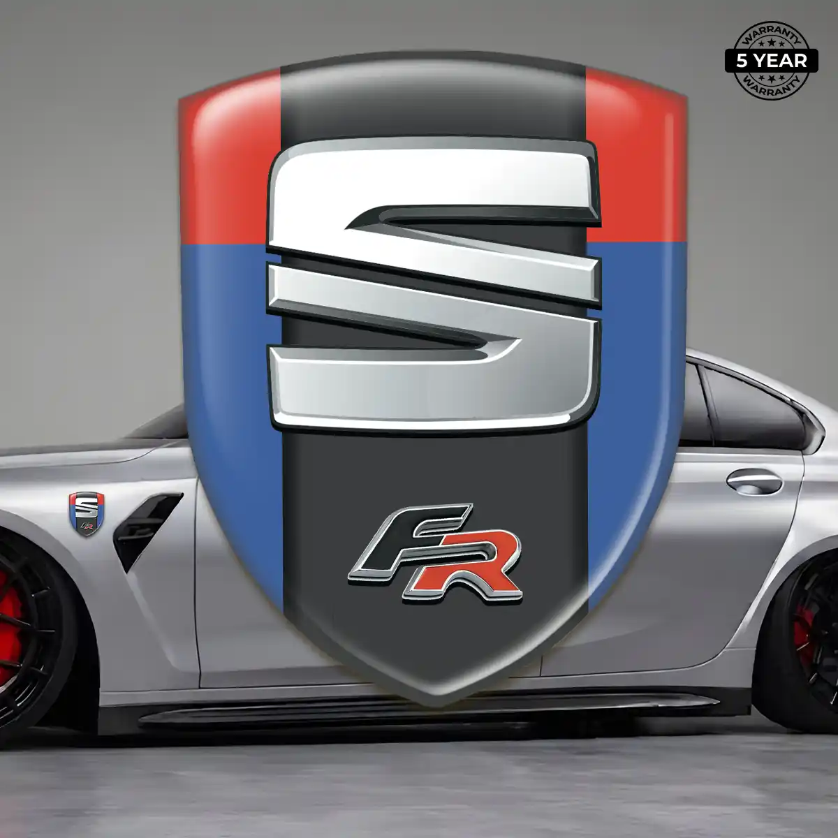 Seat Automotive Logo Sticker Elite Finish
