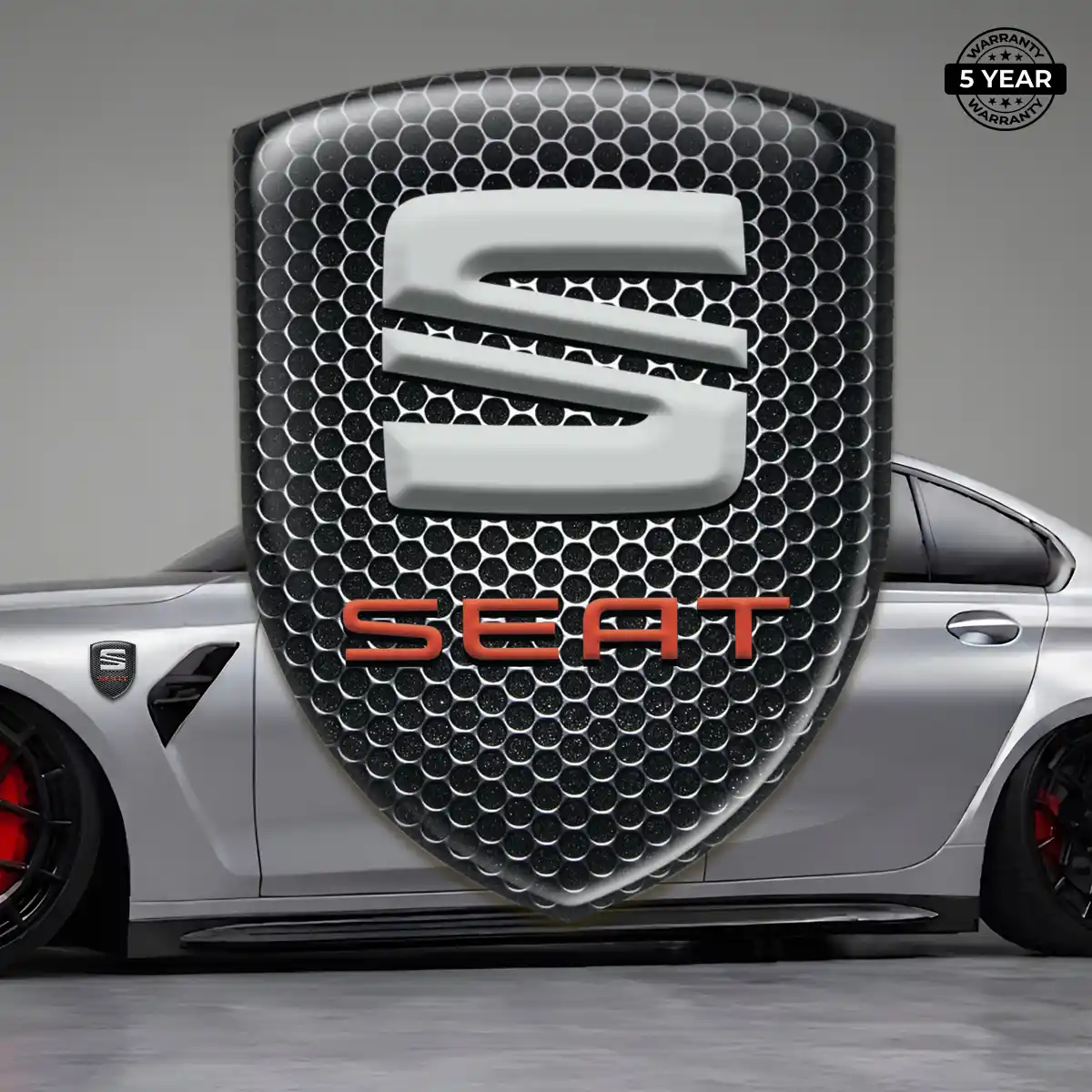 Seat Automotive Logo Sticker Signature Grade