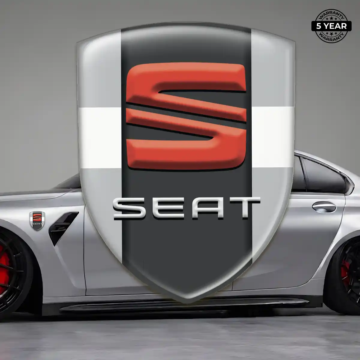 Seat Automotive Logo Sticker Sleek Style
