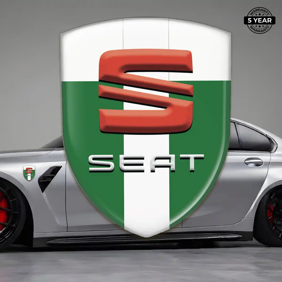 Seat Automotive Resin Decal Elite Finish