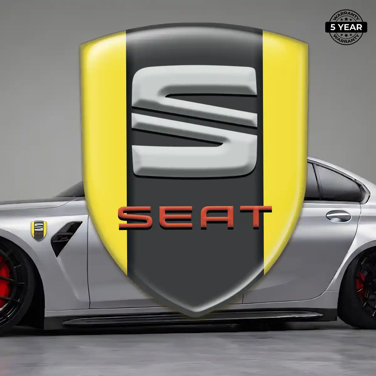 Seat Automotive Resin Decal Signature Grade