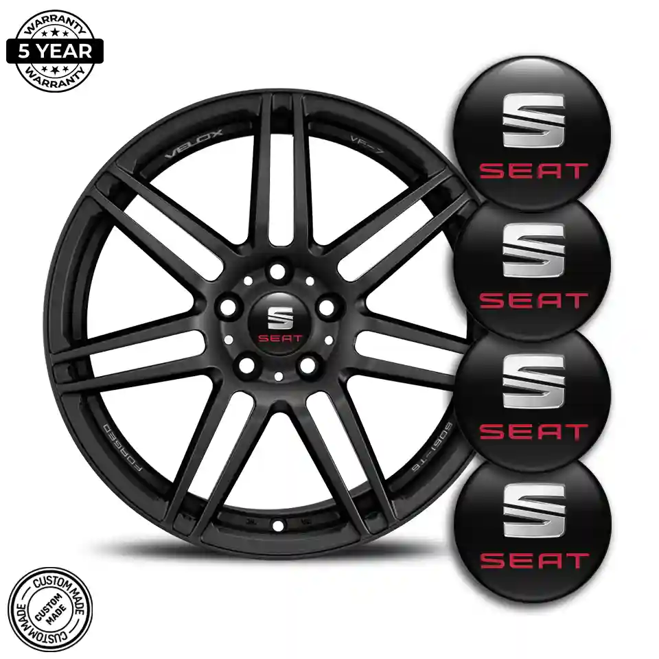 Seat Badge Emblems Center Cap Elite Finish