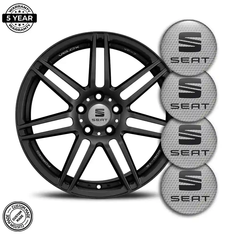 Seat Badge Emblems Center Cap Self-Adhesive Sleek Style